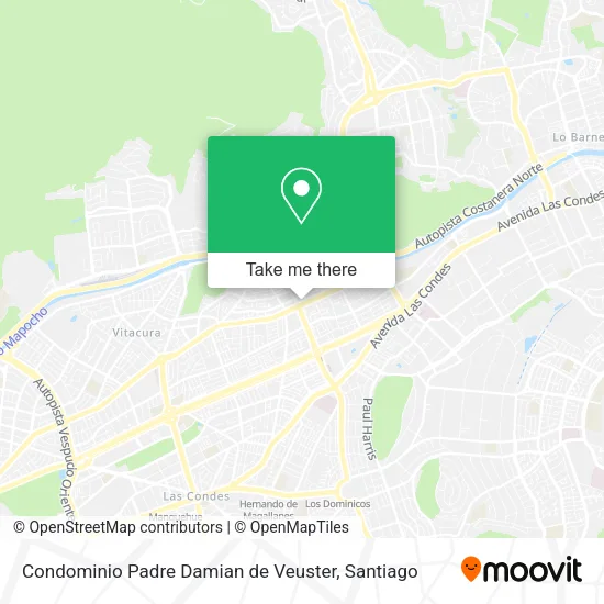 Condominio Padre Damian de Veuster map