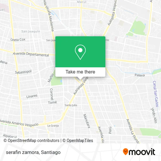Mapa de serafin zamora