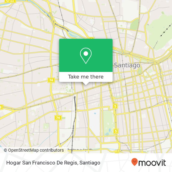 Hogar San Francisco De Regis map