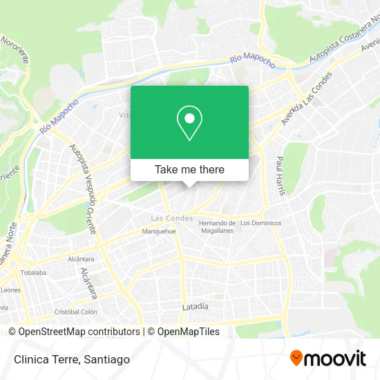 Clinica Terre map
