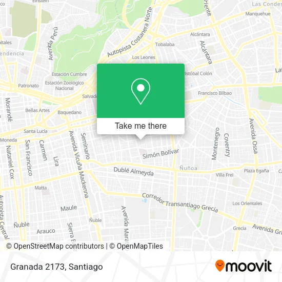 Granada 2173 map
