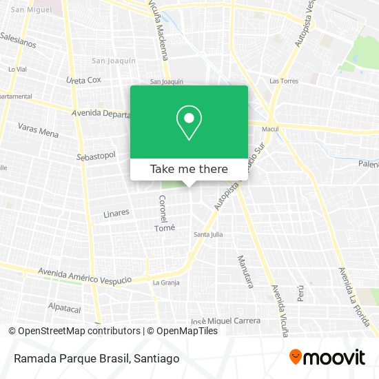 Ramada Parque Brasil map