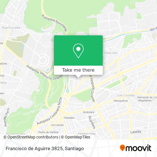 Francisco de Aguirre 3825 map