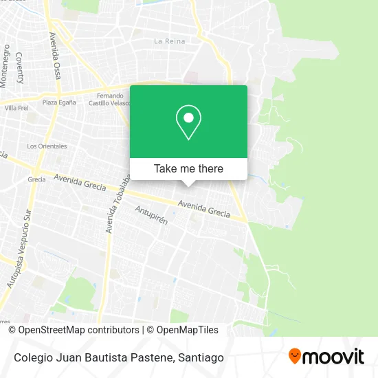 Colegio Juan Bautista Pastene map