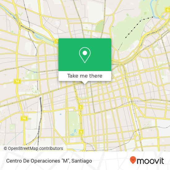 Centro De Operaciones "M" map