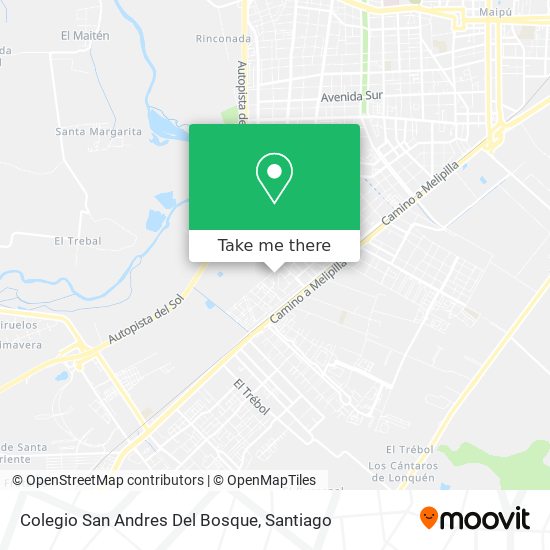 Colegio San Andres Del Bosque map