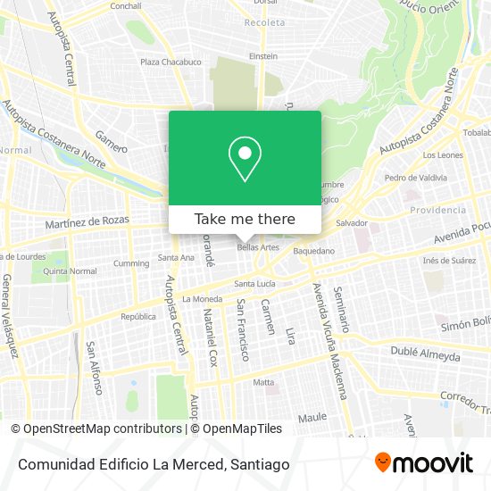 Comunidad Edificio La Merced map