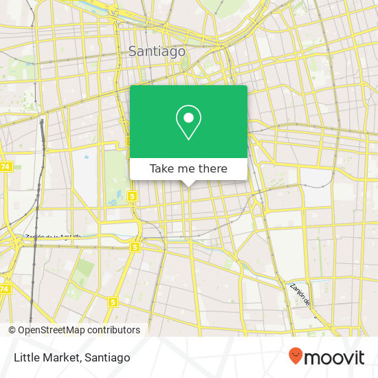 Mapa de Little Market