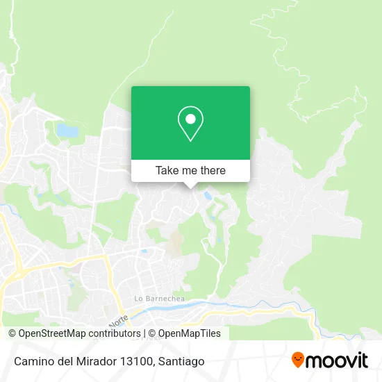 Mapa de Camino del Mirador 13100