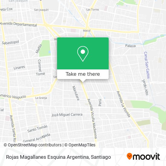 Rojas Magallanes Esquina Argentina map