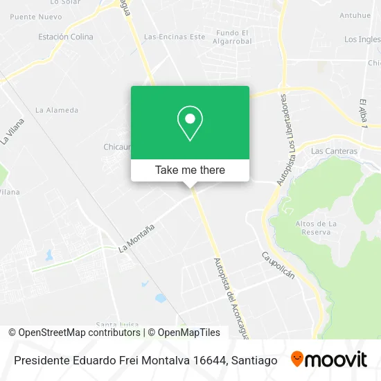 Presidente Eduardo Frei Montalva 16644 map