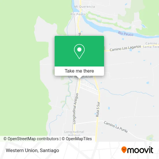Western Union map