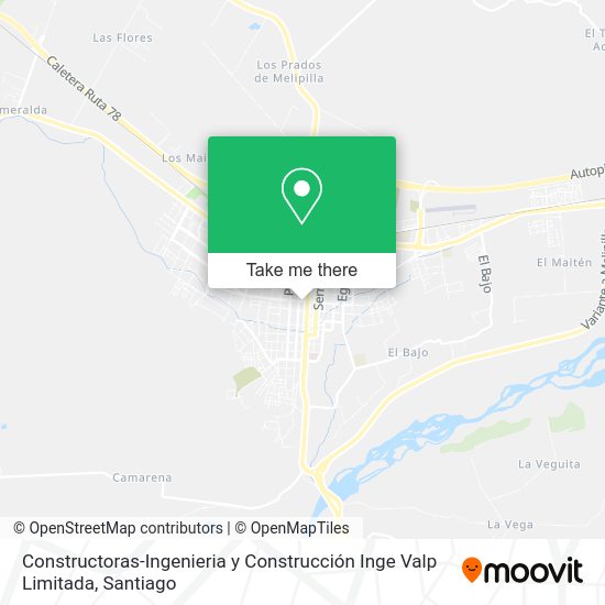 Mapa de Constructoras-Ingenieria y Construcción Inge Valp Limitada