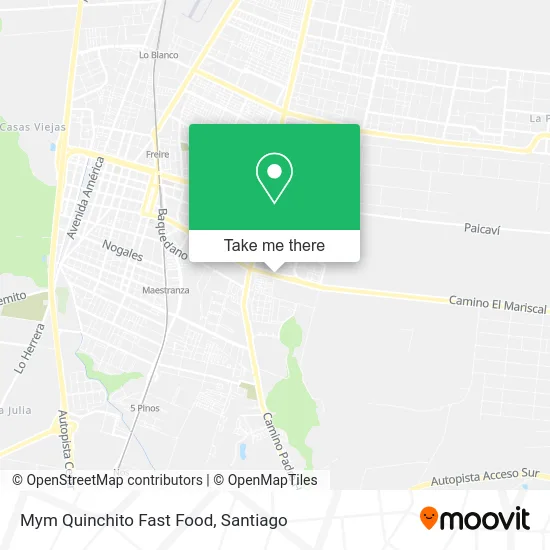 Mym Quinchito Fast Food map