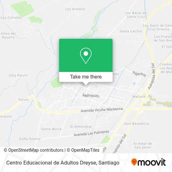 Centro Educacional de Adultos Dreyse map