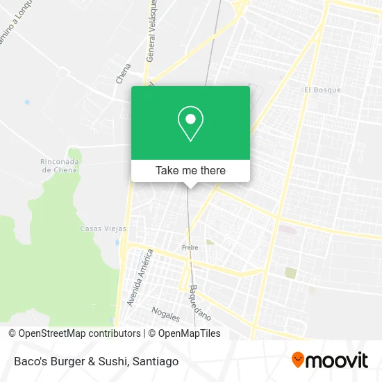 Baco's Burger & Sushi map