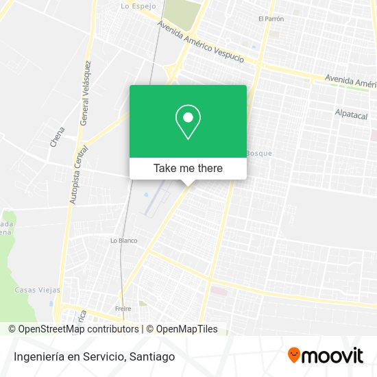 Mapa de Ingeniería en Servicio