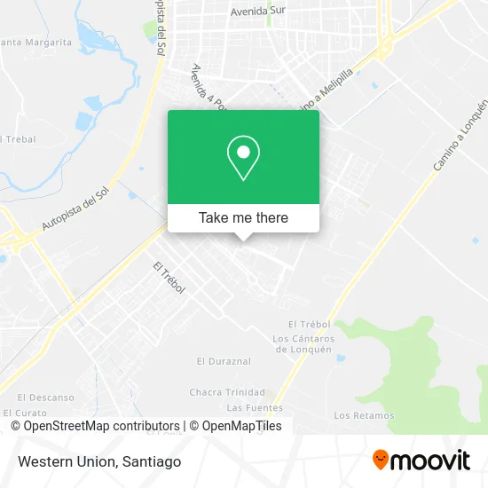 Western Union map