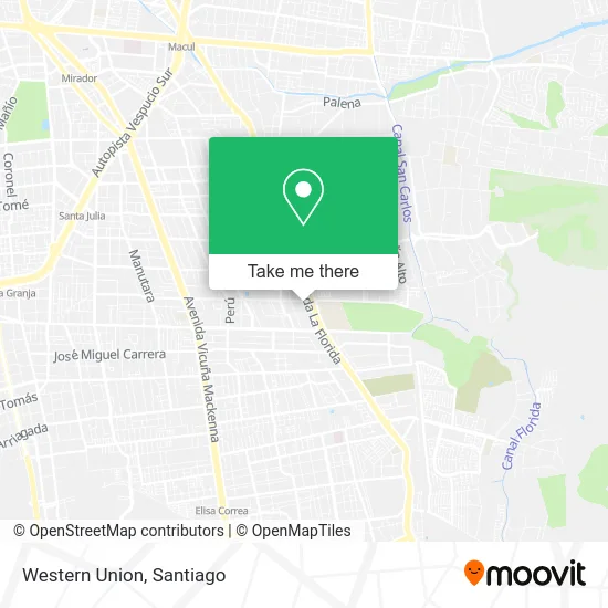 Western Union map