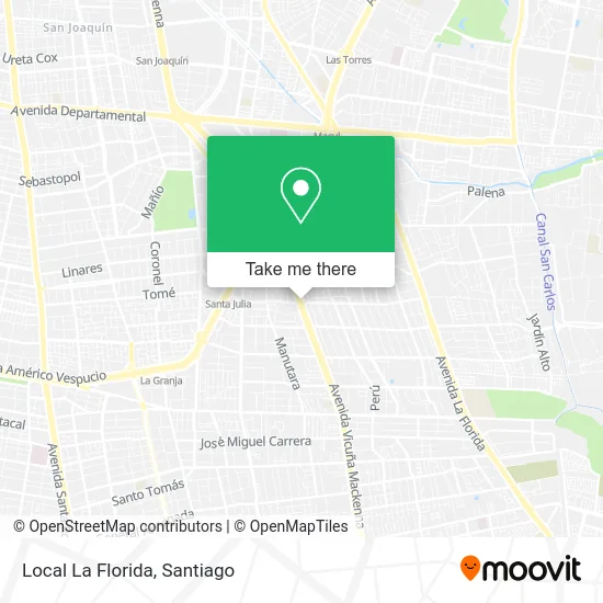 Local La Florida map