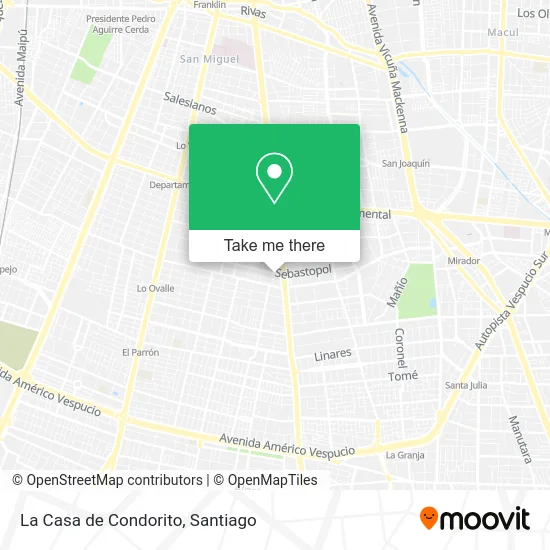 La Casa de Condorito map