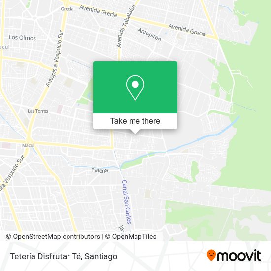 Tetería Disfrutar Té map