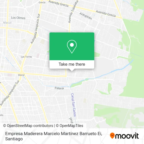 Empresa Maderera Marcelo Martínez Barrueto Ei map