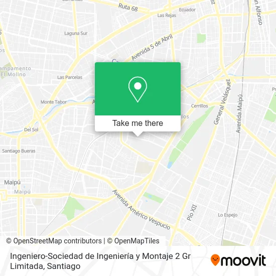 Ingeniero-Sociedad de Ingeniería y Montaje 2 Gr Limitada map