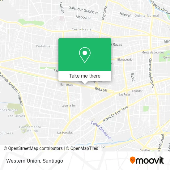 Western Union map