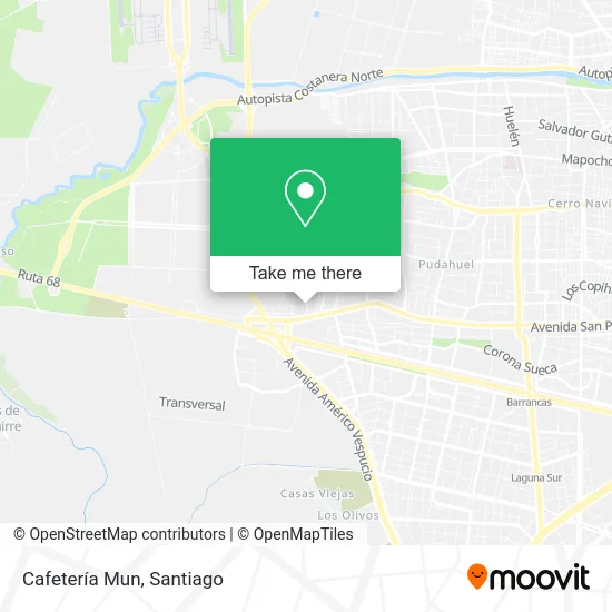 Cafetería Mun map