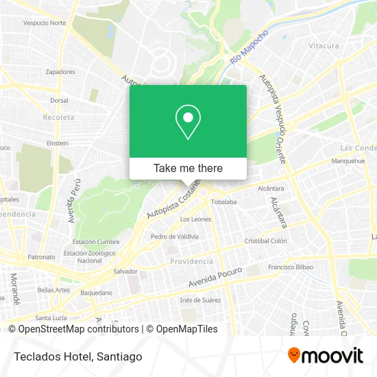 Teclados Hotel map