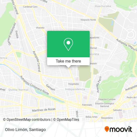 Mapa de Olivo Limón