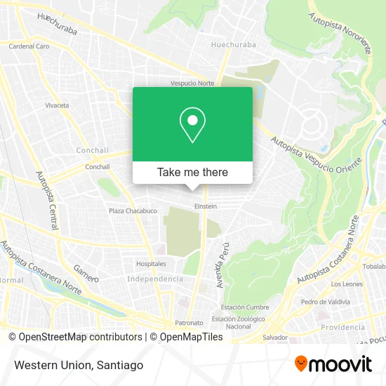Western Union map