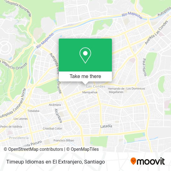 Timeup Idiomas en El Extranjero map