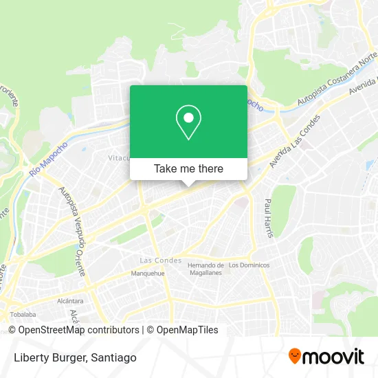 Liberty Burger map