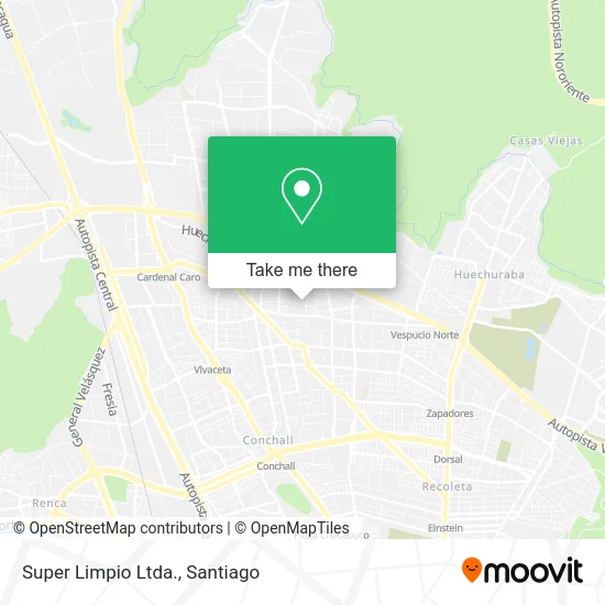 Super Limpio Ltda. map