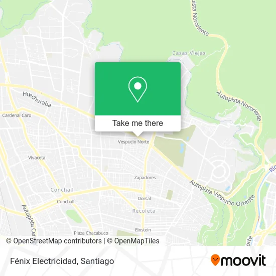 Fénix Electricidad map