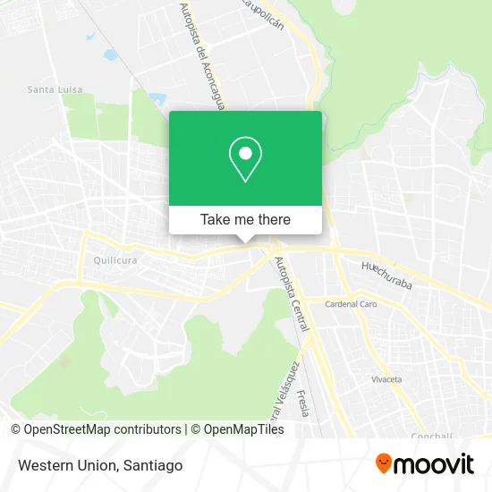 Western Union map