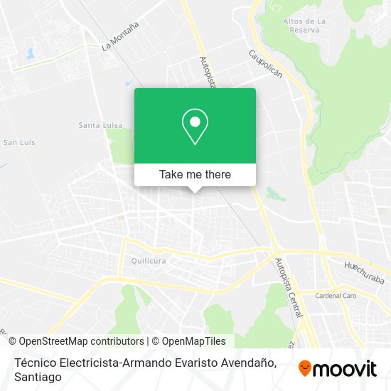 Técnico Electricista-Armando Evaristo Avendaño map