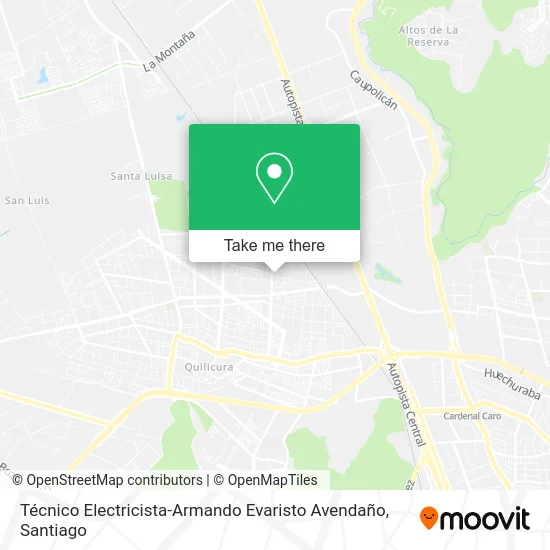 Técnico Electricista-Armando Evaristo Avendaño map