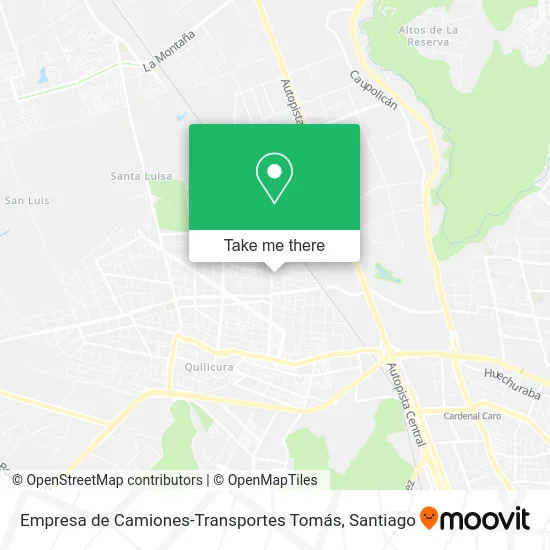 Empresa de Camiones-Transportes Tomás map