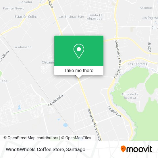 Mapa de Wind&Wheels Coffee Store
