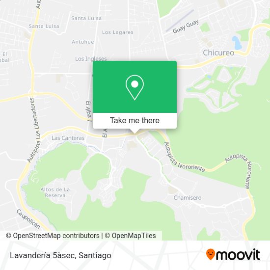 Lavandería 5àsec map