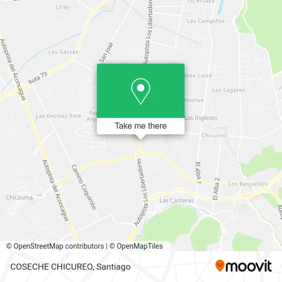 COSECHE CHICUREO map