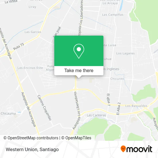 Western Union map