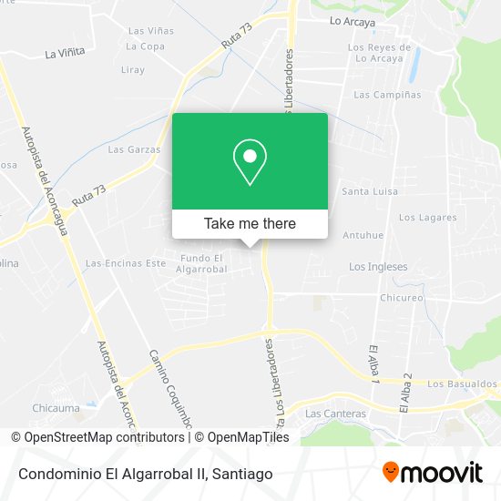 Condominio El Algarrobal II map