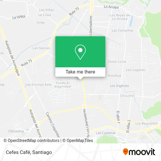 Cefes Café map