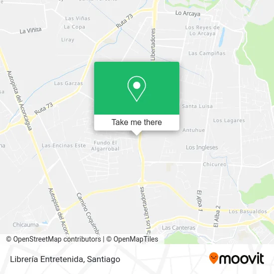 Librería Entretenida map