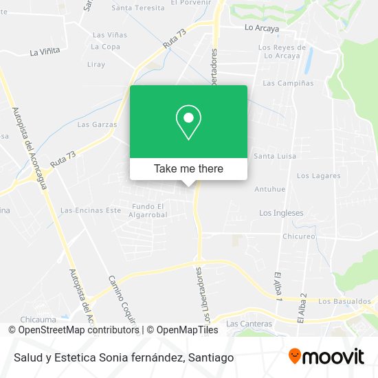 Salud y Estetica Sonia fernández map
