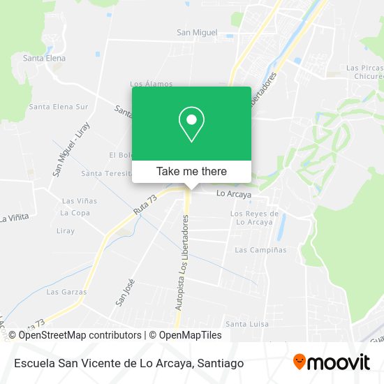Escuela San Vicente de Lo Arcaya map
